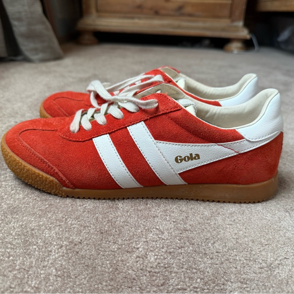 Gola Red and White Sneakers